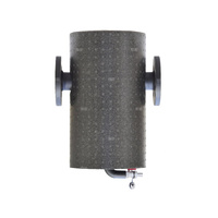 Filtroodmulnik koszowy FMK 350 – DN150 z wyposażeniem dodatkowym, bez izolacji, malowany 