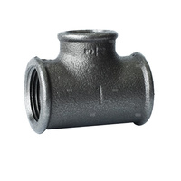 Trójnik redukcyjny czarny 6/4''x1/2''x6/4'' B1 STRONG_S