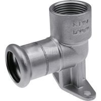 Kolano ścienne z uszami GW Inox Sprinkler - 22 Rp3/4" L = 64 mm