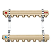 Rozdzielacz 1" 6-drogowy z nyplami