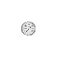 Manometr z rurką Bourdona AFRISO RF glicerynowy -1/5 bar G1/2B radialne fi 80 mm, kl. 1.6%