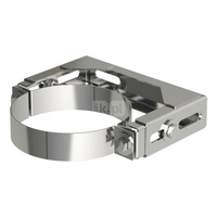 Uchwyt MK ŻARY PK WHT 1 stal nierdzewna fi 110/160 mm (mocowanie - Obejma do ściany regulowana)