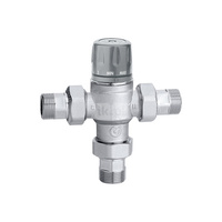 Zawór mieszający regulowany pokrętłem, z zaworami zwrotnymi i filtrami 3/4" 45÷65 st. C