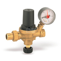 Automatyczny zawór napełniający 1/2"MF z manometrem 0-4bar PN1. Nastawa 0,3 do 4 bar. ALM ALIM. AUT. C. MANOM. 