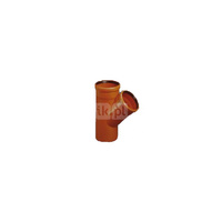 Trójnik MAGNAPLAST KG KGEA 45' PVC-U DN 500 x DN 400 x DN 500 (ww x ww x wz), kolor pomarańczowy