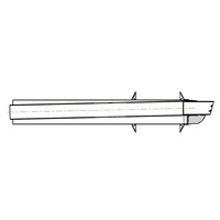 Końcówka wyjścia poziomego z rozetami do kotłów kondensacyjnych (60/100) (dawniej 0020069534)