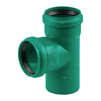 Trójnik MAGNAPLAST KG 2000 KGEA 45' PP-md DN 630 x DN 160 x DN 630 (ww x ww x wz), kolor zielony