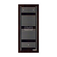 Grzejnik drabinkowy ZEHNDER Virando, wym. 786 x 450 mm, kolor czarny RAL9005, moc 344W