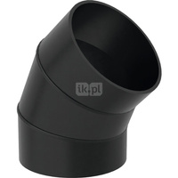 Długi łuk 45' GEBERIT HDPE, PE / polietylen, 315 mm, DN 300 x 315 mm x DN 300 (króciec)