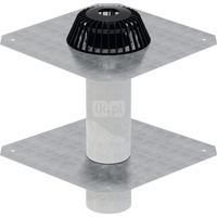 Wpust dachowy Geberit z elementem do paroizolacji, d90