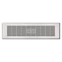 Siatka do powietrza nawiewanego, otwór wzdłużny do wylotów podłogowych lub naściennych, 335x95 mm, wersja: stal szlachetna