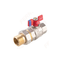 Zawór kulowy FERRO F-POWER 1 1/4'' GZ x GW, uchwyt: motylek