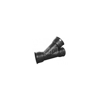 Trójnik MAGNAPLAST MAGNACOR MCEA 45' PP DN 800 x DN 300 x DN 800 (ww x ww x wz), kolor czarny