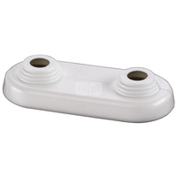 ROZETA PODWOJNA PLASKA 50 - biala