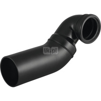 Kolano odpływowe PE 90st. L do WC d110/90