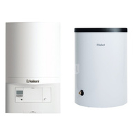 Pakiet - Kocioł gazowy jednofunkcyjny VAILLANT ecoTEC pro VC 186/5-3 kondensacyjny wiszący 5.7 - 20 kW + Czujnik c.w.u. + Zasobnik c.w.uVIH R 150/6B