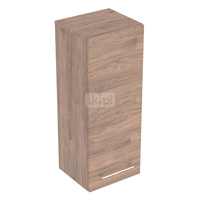Geberit Selnova Square Szafka boczna, B33cm, H85cm, T29.7cm, z jednymi drzwiami, orzech włoski hickory