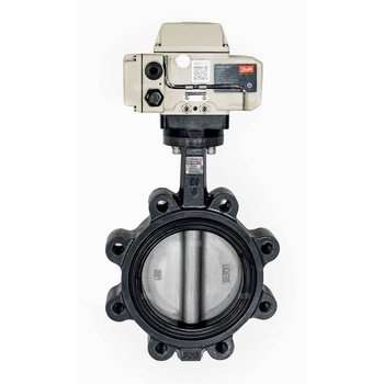 Mechaniczny zawór motylkowy VFH2-LAO, DN 100, Siłownik, Zał./Wył., PN 16