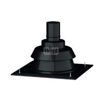 Płyta dachowa przepustowa MK ŻARY AS DH PP fi 80 mm stal nierdzewna, kolor czarny