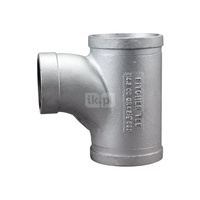 Trójnik łukowy ocynkowany GW Groove- 114.3 Rp2 1/2