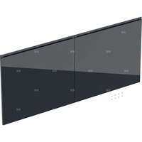 Zestaw frontów szuflad do dolnej szafki pod umywalkę GEBERIT Acanto, kol. czarny matowy