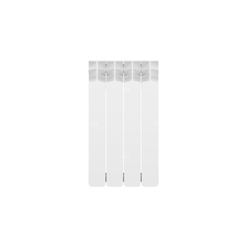 Grzejnik żeberkowy GAVIA 50 PLUS aluminium, podłączenie boczne 575 x 322 mm, kolor biały, moc 469.3 W