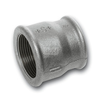 Mufa SANHA 240# redukcja, żeliwo (ocynk galwaniczny/elektrolityczny) (ocynk), 2'' x 1 1/2'' (GW)