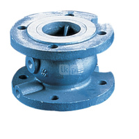 Zawór zwrotny kołnierzowy, zamknięcie grzybkowe wspomagane sprężyną, typ 402, DN 200, PN16