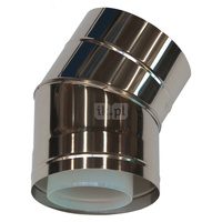 Kolano koncentryczne 30º fi 110/160 mm, PP/stal szlachetna*