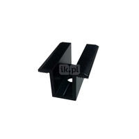 Klemy środkowe 12kpl czarna