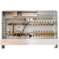 Kompletna stacja regulacyjna 230 V, 50 Hz, do ogrzewania podłogowego, przyłącze z lewej strony, 8