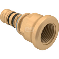 Złączka GEBERIT Mepla, mosiądz / mosiądz, 1'' x 26 mm (GW x końcówka wciskowa), (głębokość: 11 mm) z uszczelką
