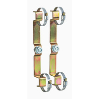 Para uchwytów montażowych z zaciskami i śrubami