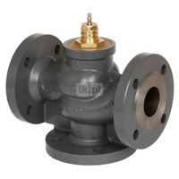 Zawór regulacyjny 3-drożny DANFOSS żeliwo kołnierz DN 20, 20 mm, max. 130'C, max. 1bar, ze sterowaniem elektrycznym