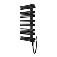 Grzejnik elektryczny (suszarka) INSTAL-PROJEKT ASTRO ELECTRO, wym. 1198 (1303 z grzałką)/500 mm, kolor czarny, moc 900 W