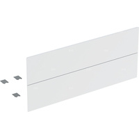 Zestaw frontów szuflad (2 szt.) do dolnej szafki pod umywalkę z dwoma szufladami GEBERIT ONE, kol. biały matowy szer.1200 mm