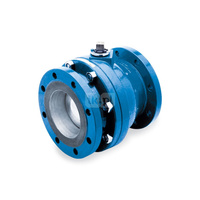 Kurek kulowy kołnierzowy do wody WK 3a/ŻL PS 16 DN 200