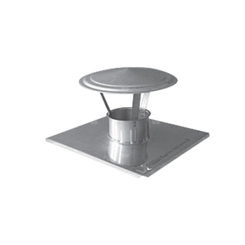 Końcówka pionowa wylotu spalin FI80 - Pakiet 6 szt.