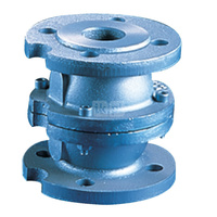 Zawór zwrotny kołnierzowy, zamknięcie membranowe, typ 407V, Pnom 1,6 MPa, DN 100