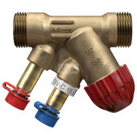 Zawór równoważący TA (IMI HYDRONIC) TBV-C LF ametal Gwint zewnętrzny x Gwint zewnętrzny DN15, max. 120'C