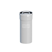 Rura prosta koncentryczna PP-AL L250mm DN80/125mm z uszczelkami [EPDM]