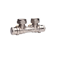 RLV-KDV 20, prawy - Zestaw przyłączeniowy do grzejników dolnozasilanych niezależny od zmian ciśnienia