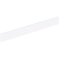 Osłona dekoracyjna Geberit Bambini przednia, do umywalki dla dzieci, do dwóch baterii umywalkowych: Biały-alpin / Matowy