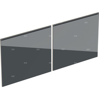 Zestaw frontów szuflad do szafki pod umywalkę podwójną GEBERIT, kol. lava szer.1200 mm