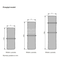 Grzejnik płytowy ZEHNDER Folio Belt wym. 1156 x 530 mm, kolor biały RAL9016, moc 485 W
