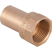 Złącze GEBERIT Mapress Kupfer przejściowe, brąz, 2'' x 54 mm (GW x końcówka wciskowa)