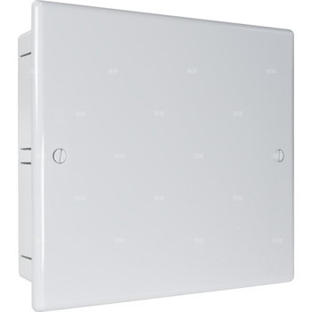 Plastikowa szafka do rozdzielacza wody użytkowej ADM, 4 punkty poboru, 290 X 330 X 88 mm