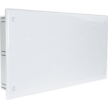 Plastikowa szafka do rozdzielacza wody użytkowej ADM, 10 punktów poboru, 330 X 625 X 88 mm