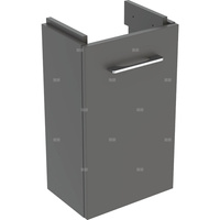 Dolna szafka pod umywalkę kompaktową Geberit Selnova Square, z jednymi drzwiami: Szerokość umywalki=36cm, Lava