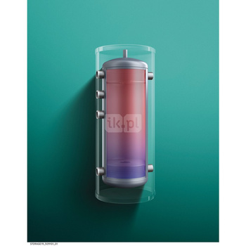 VP RW 45/2 B – zasobnik buforowy, poj. 45l (grzanie i chłodzenie) – Klasa ErP B